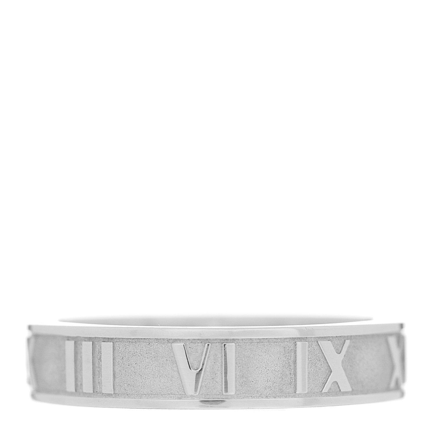 Tiffany Sterling Silver Narrow Atlas Ring 50 5.25 3 of 4