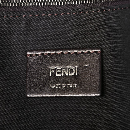 Fendi Glazed Fabric Vitello King FF 1974 Diagonal Pouch Pocket Backpack Tobacco Moro Cuoio 6 of 8