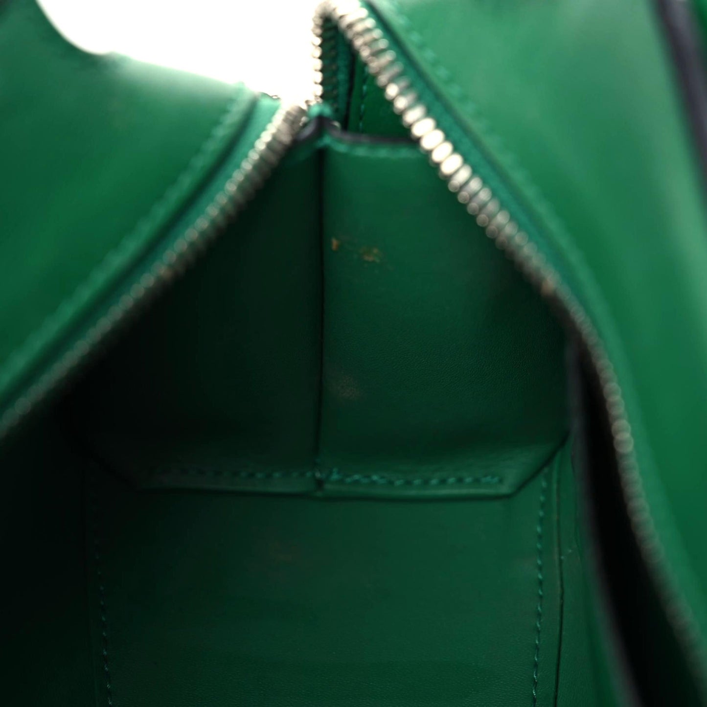 Smooth Calfskin Neo Classic Silver Hardware Mini City Grass Green