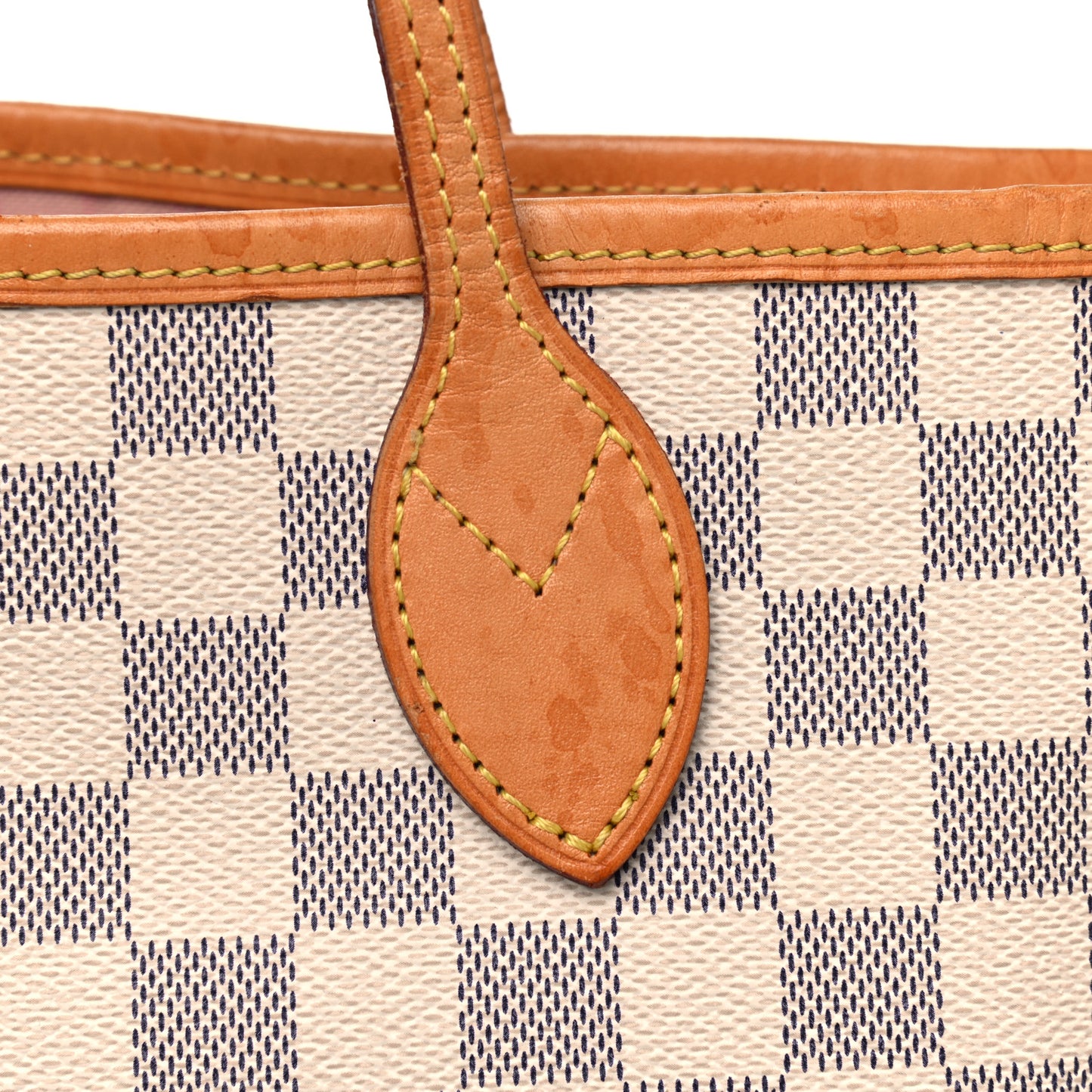 Damier Azur Neo Neverfull MM Rose Ballerine