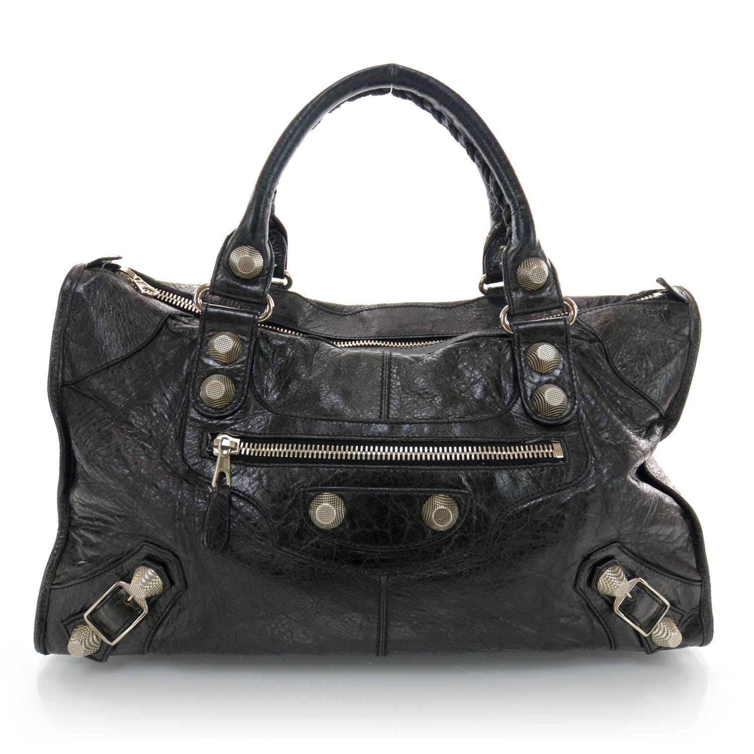 Balenciaga Agneau Giant 21 Silver Hardware Work Black 1 of 9