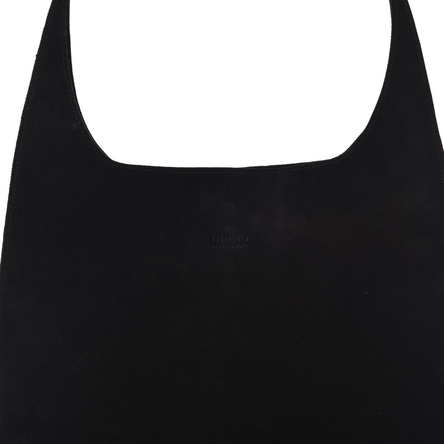 Gucci Suede Shoulder Bag Black 12 of 12