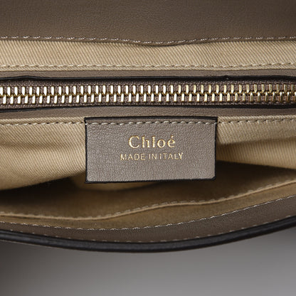 Chloe Suede Calfskin Small Faye Backpack Motty Grey 6 of 8