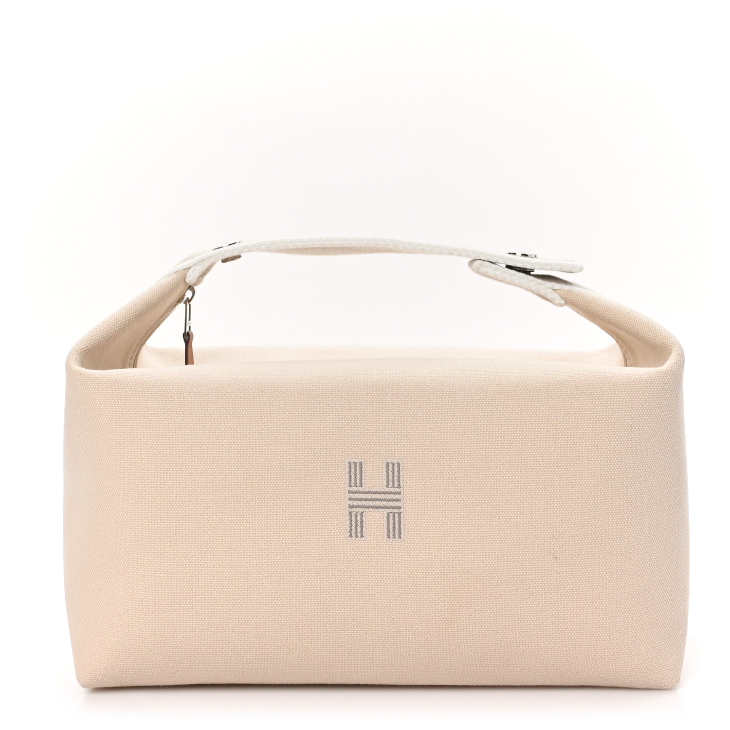 Hermes Canvas Large Bride-A-Brac Pouch Natural 1 of 9