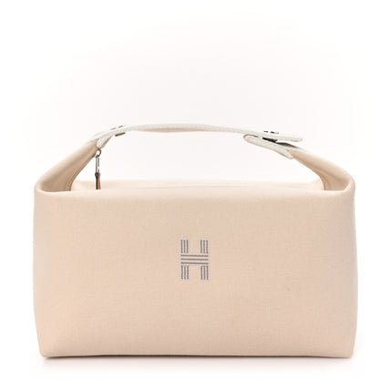 Hermes Canvas Large Bride-A-Brac Pouch Natural 1 of 9