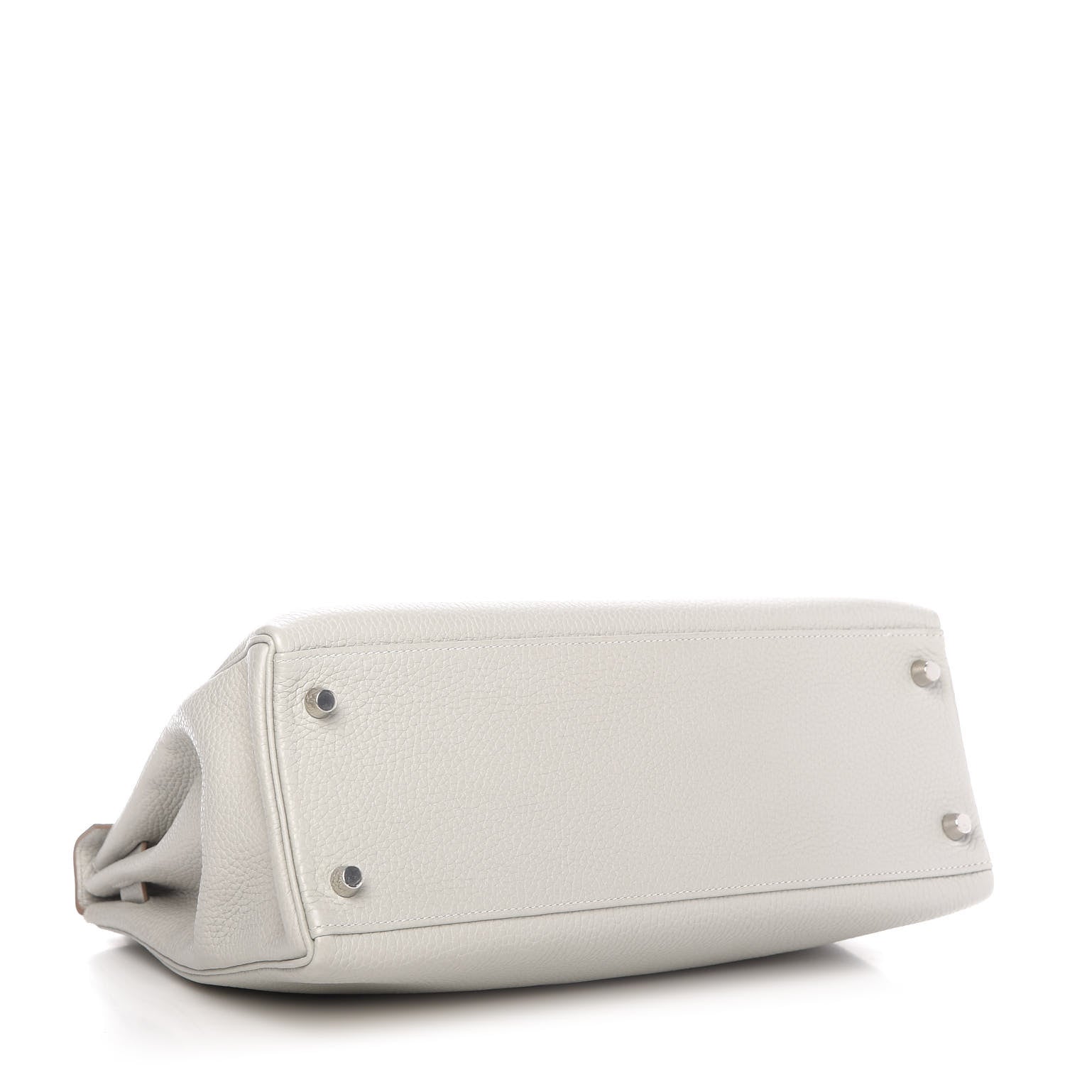 Hermes Taurillon Clemence Kelly Retourne 32 Gris Perle 4 of 11