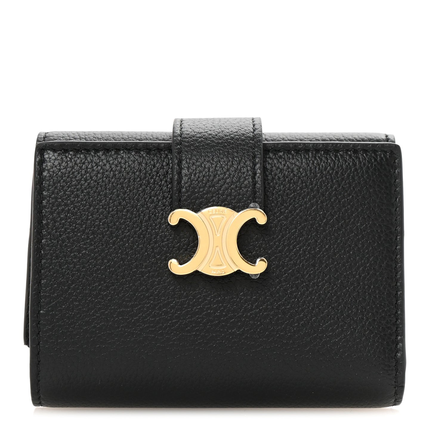 Grained Calfskin Nino Wallet Black