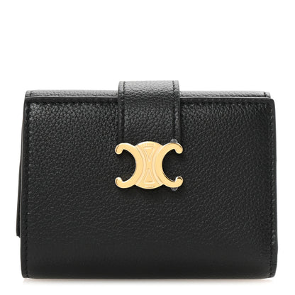 Celine Grained Calfskin Nino Wallet Black 1 of 8