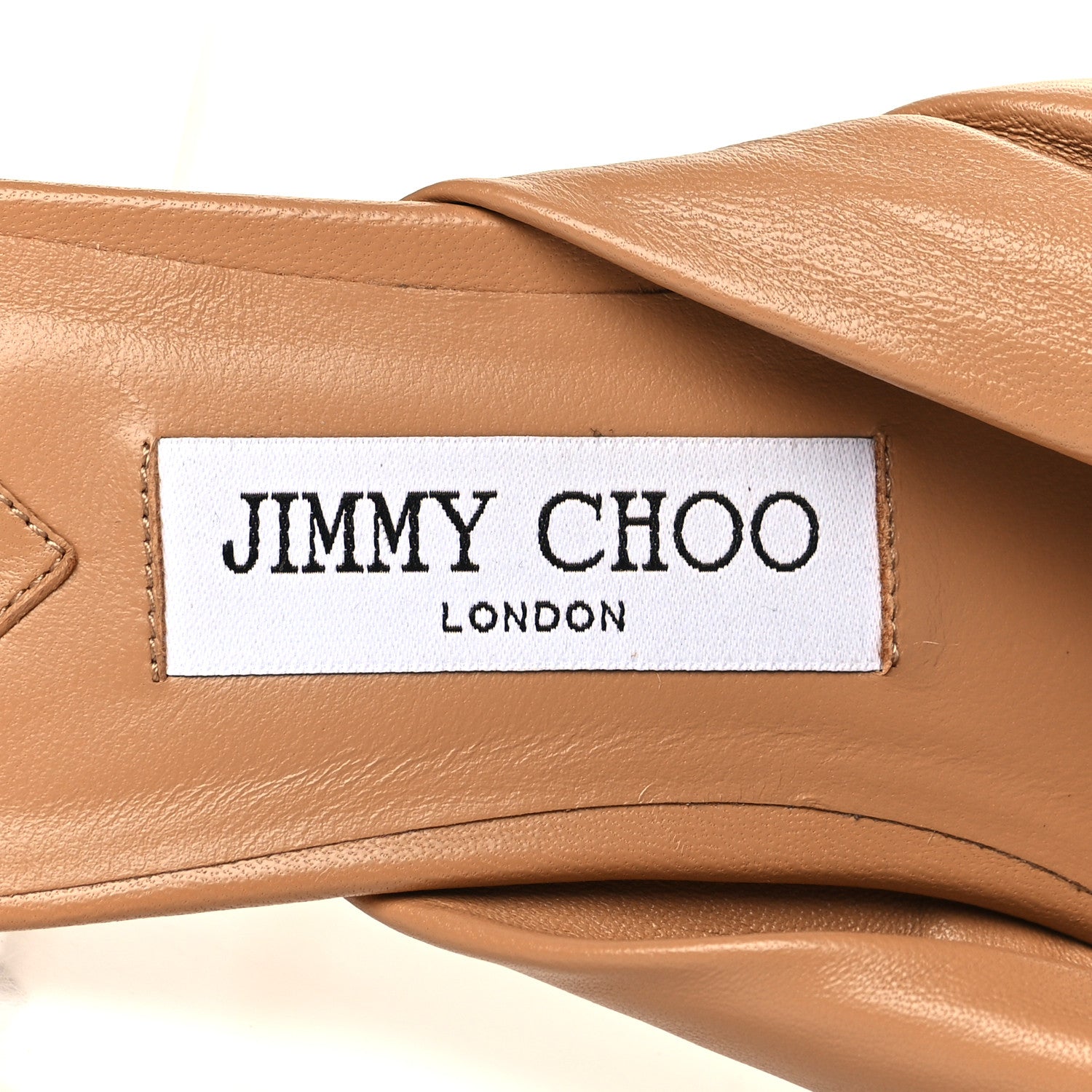 Jimmy Choo Nappa Avenue 50 Mules 39.5 Caramel 7 of 7