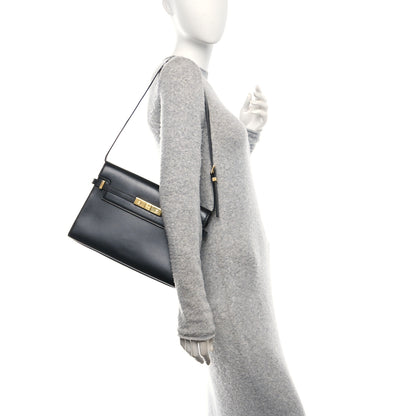 Saint Laurent Smooth Calfskin Manhattan Shoulder Bag Black 2 of 10