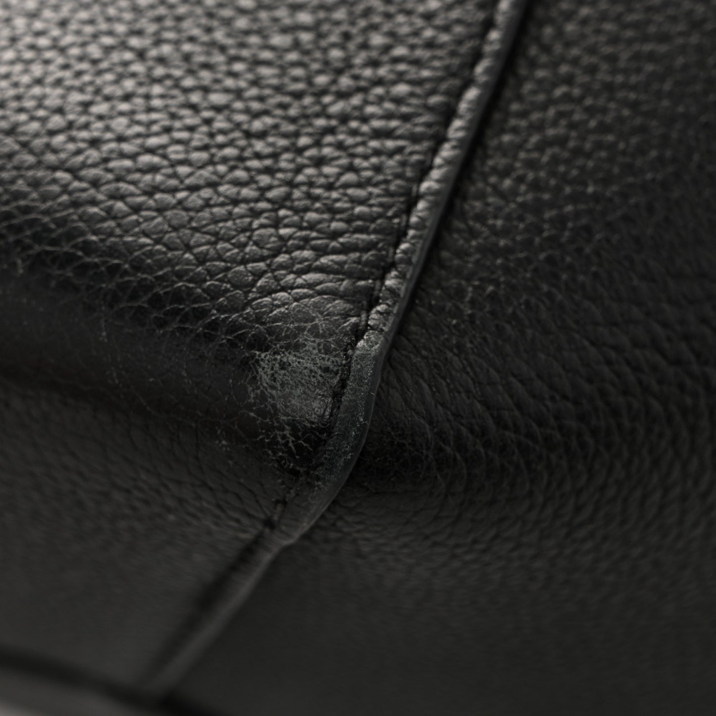 Calfskin Lockme Cabas Black