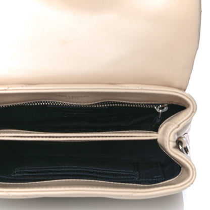 Saint Laurent Calfskin Y Quilted Monogram Toy Loulou Crossbody Bag Nude Powder 4 of 15