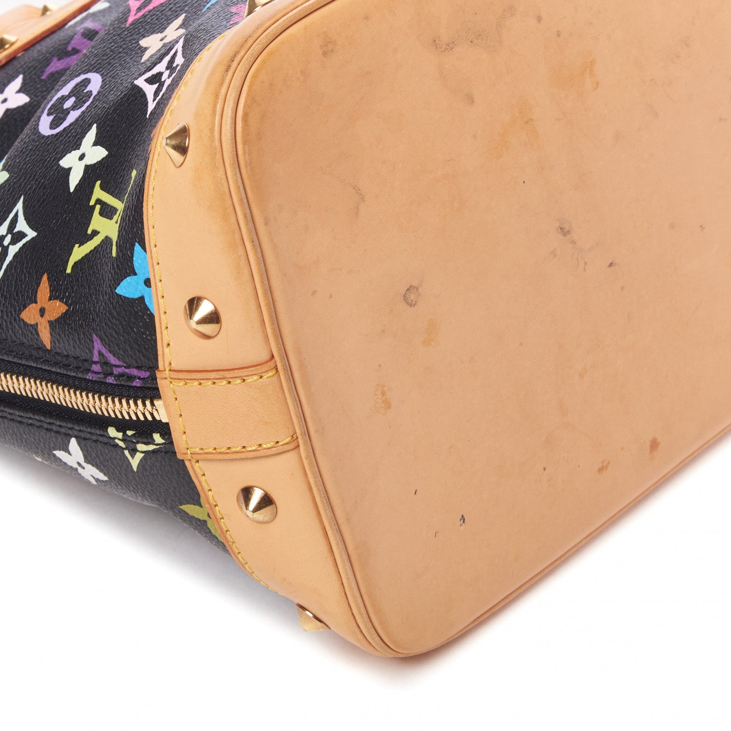 Louis Vuitton Monogram Multicolor Alma Black 6 of 8