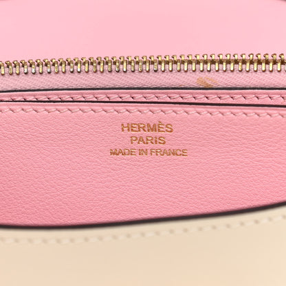 Hermes Swift Mini Convoyeur Craie Rose Sakura 6 of 11