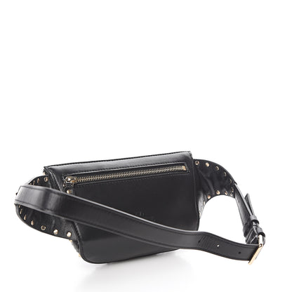 Valentino Garavani Lambskin Rockstud Spike Belt Bag 85 Black 2 of 7