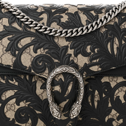 Gucci GG Supreme Monogram Arabesque Medium Dionysus Shoulder Bag Black 8 of 10