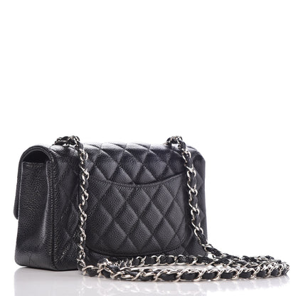 Chanel Caviar Quilted Mini Rectangular Flap Black 3 of 8