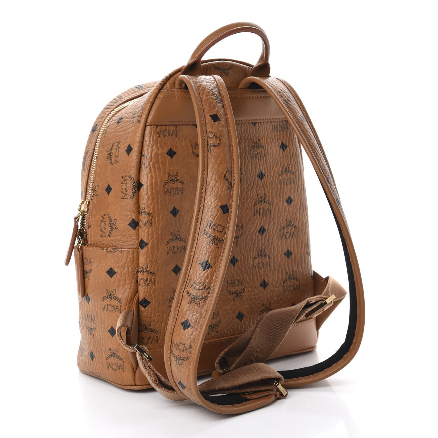 Visetos Studded Small Stark M Backpack Cognac