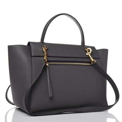 Celine Grained Calfskin Mini Belt Bag Grey 3 of 21