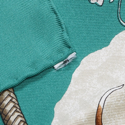 Hermes Silk Le Laisser Courre Scarf 90 5 of 5
