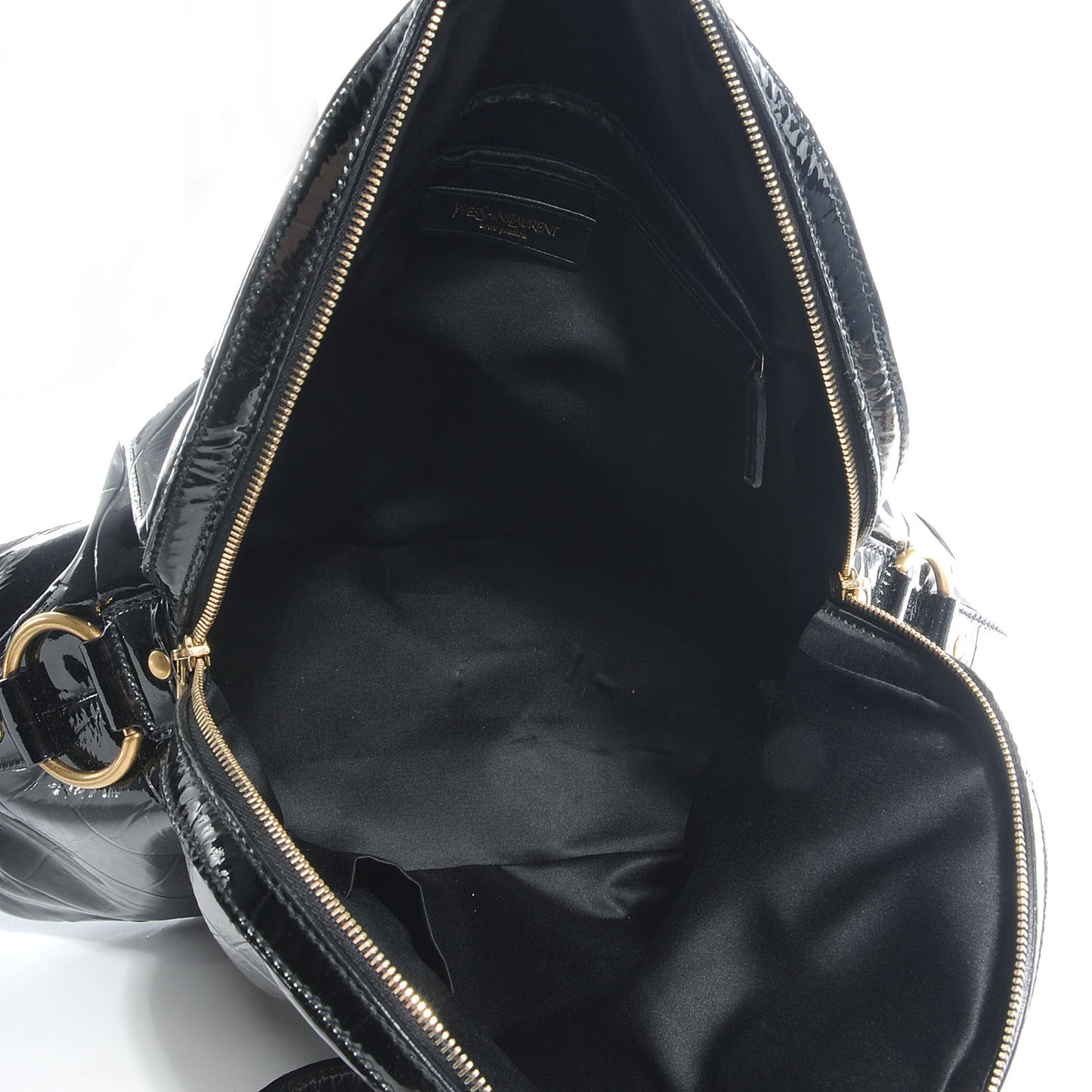 Patent Croc Oversized Muse Black