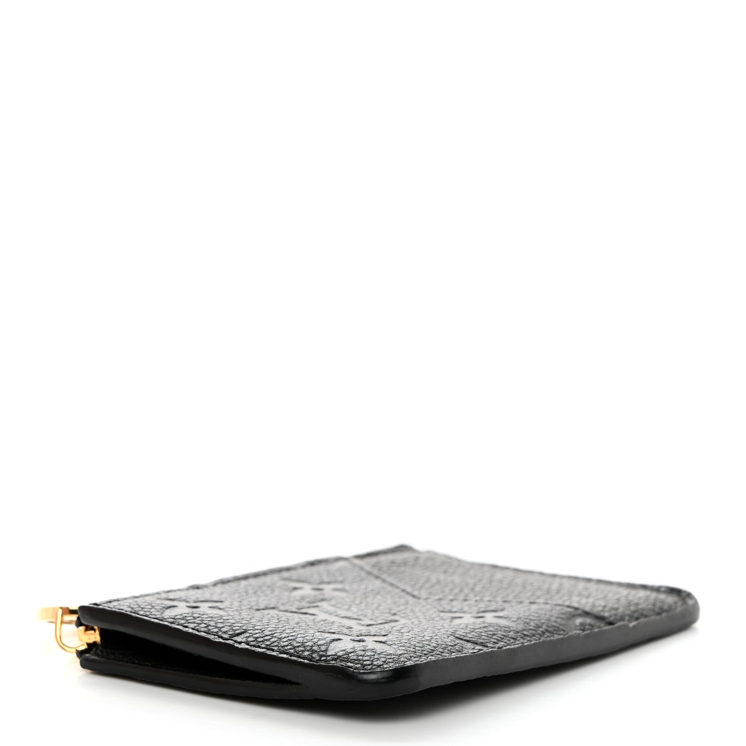 Louis Vuitton LOUIS VUITTON Empreinte Monogram Zipped Romy Card Holder Black 4 of 6