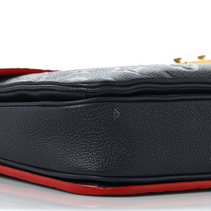 Louis Vuitton Empreinte Pochette Metis Marine Rouge 8 of 10
