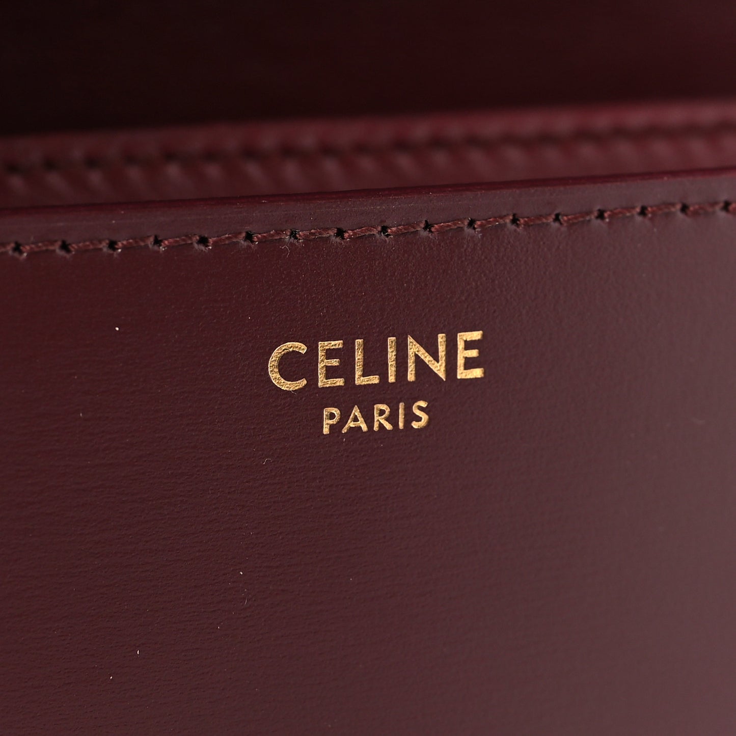 Box Calfskin Teen Classic Box Flap Bag Burgundy