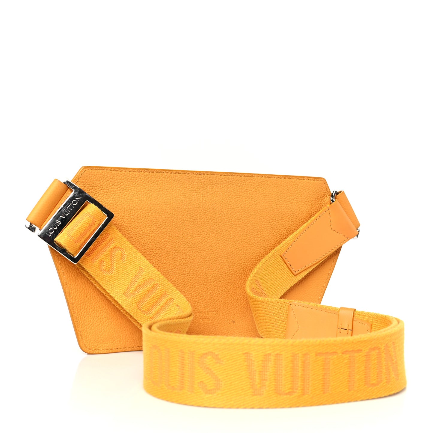 Grained Calfskin Aerogram Takeoff Sling Safran Yellow