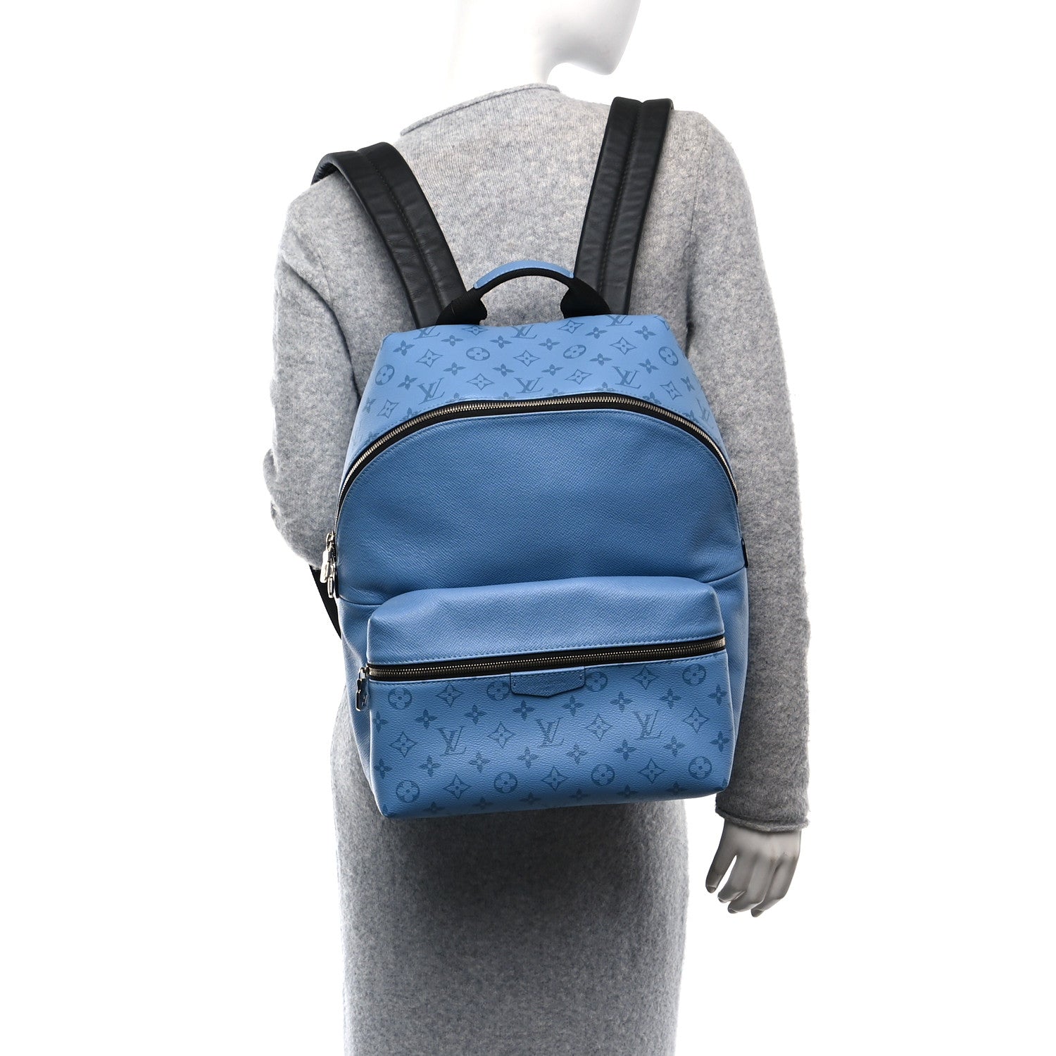 Louis Vuitton Taiga Monogram Discovery Backpack PM Blue Lagoon 2 of 10