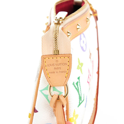 Louis Vuitton Monogram Multicolor Pochette Accessories White 6 of 7