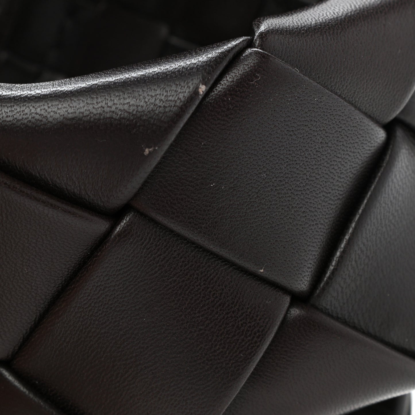 Nappa Maxi Intrecciato Lido Mule Sandals 40 Fondant