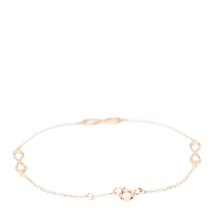 Tiffany 18K Rose Gold Infinity Endless Bracelet 3 of 5