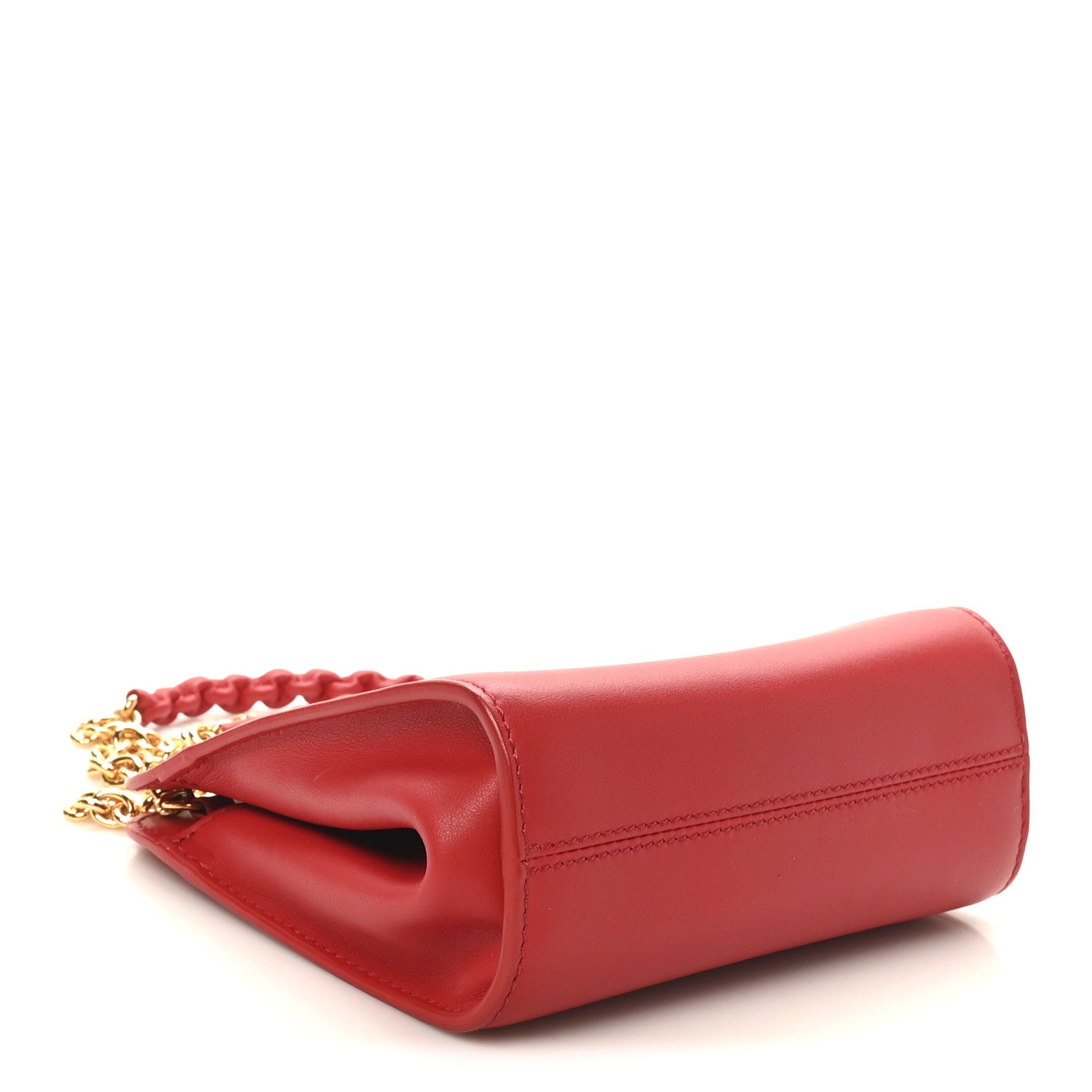 Tom Ford Calfskin Cosmo T Lock Chain Bag Red 4 of 9