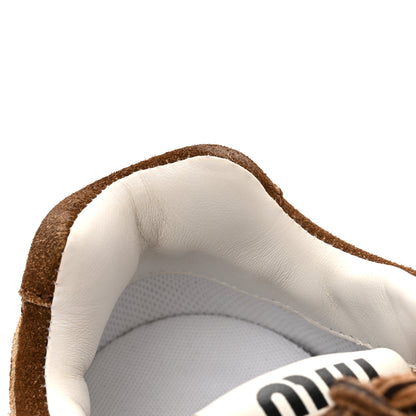 Miu Miu X NEW BALANCE Suede 530 SL Sneakers 35.5 Cinnamon 11 of 12