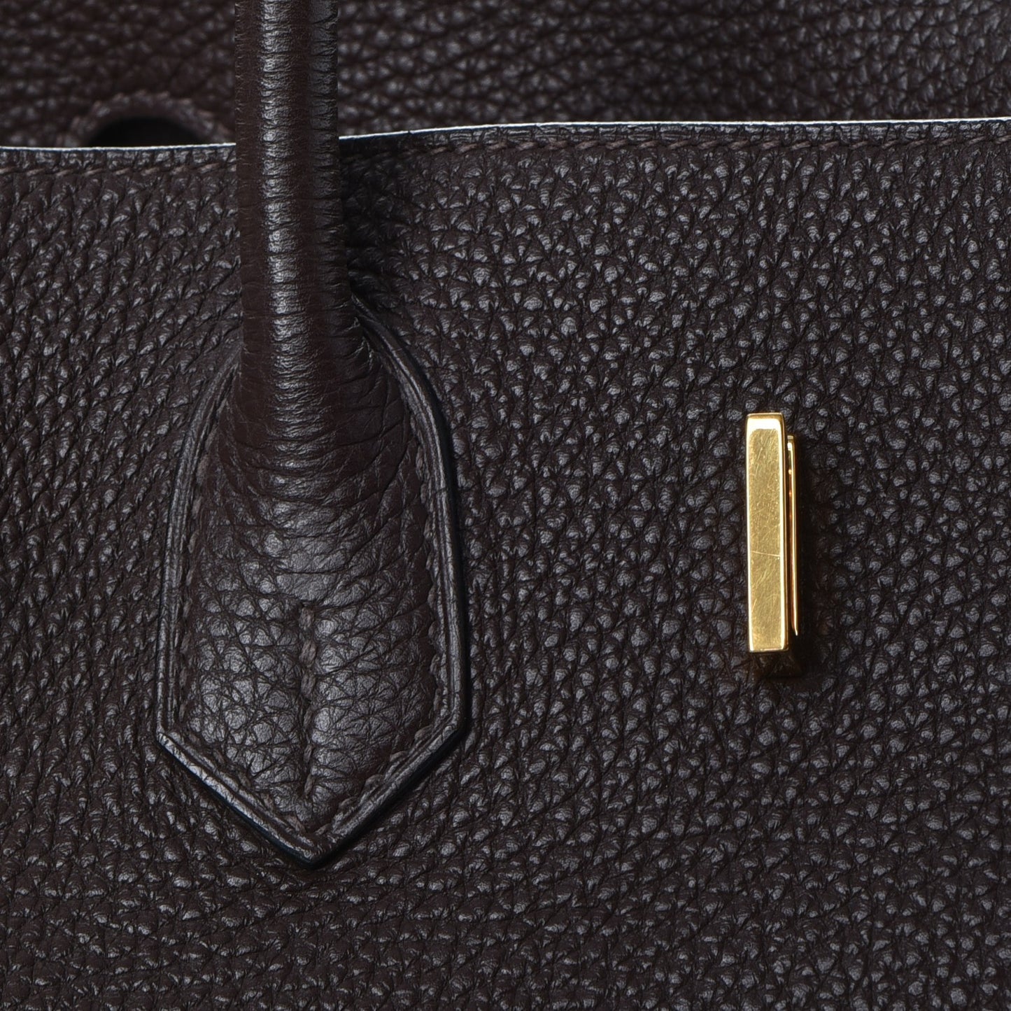 Togo Birkin 35 Chocolate