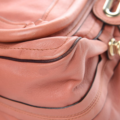Chloe Calfskin Medium Military Paraty Peach Pink 10 of 17