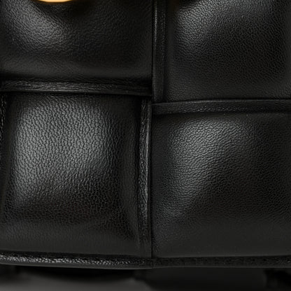 Bottega Veneta Lambskin Maxi Intreccio Padded Chain Cassette Crossbody Bag Black 10 of 10