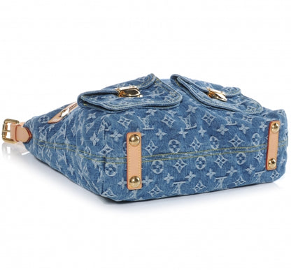 Louis Vuitton Denim Baggy GM Blue 4 of 7