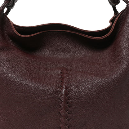 Bottega Veneta Cervo Deerskin Hobo Burgundy 8 of 10