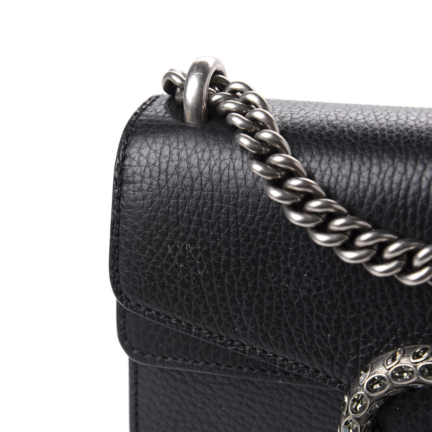 Calfskin Mini Dionysus Shoulder Bag Black