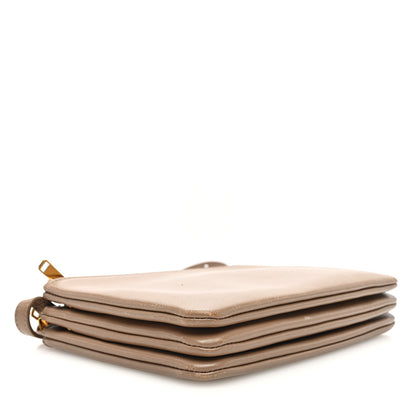 Celine Lambskin Small Trio Crossbody Bag Taupe 4 of 11