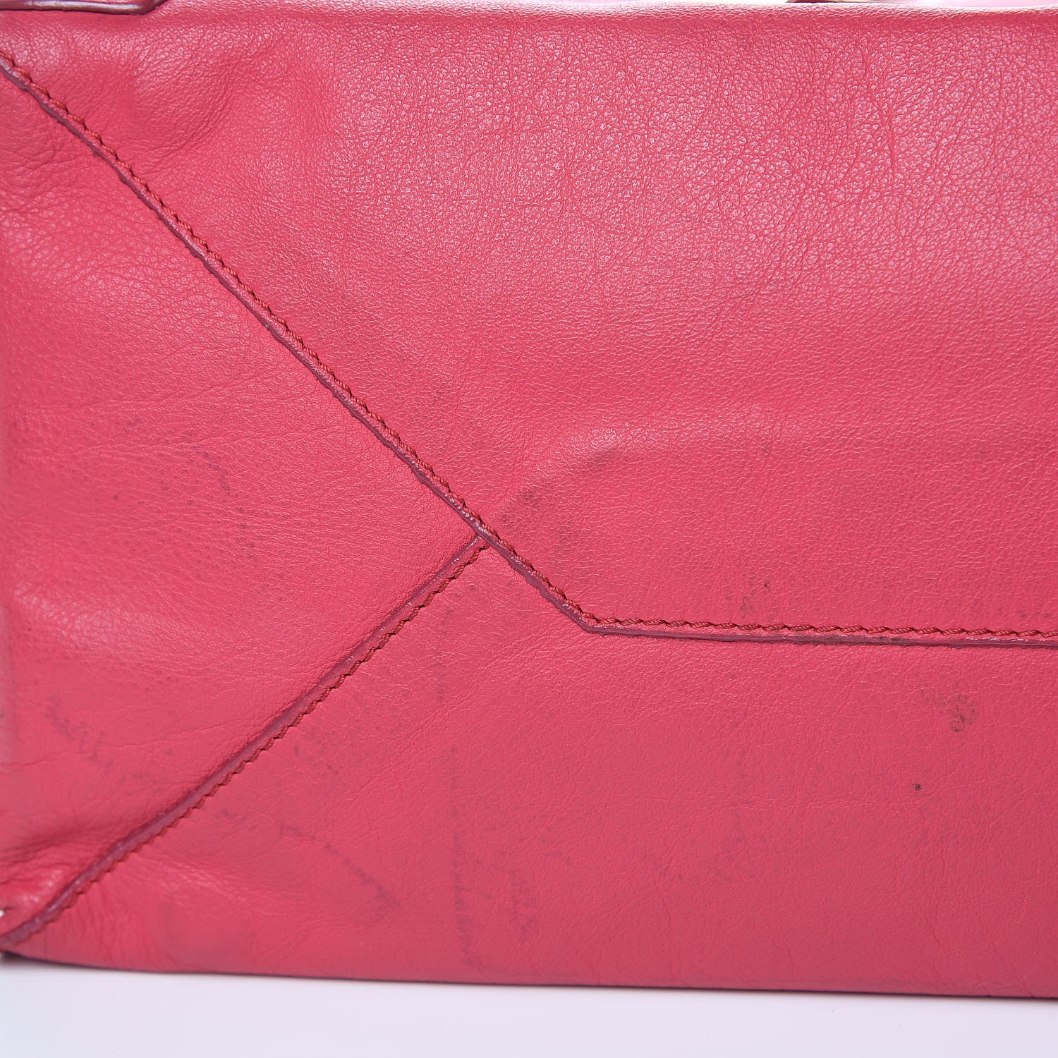 Balenciaga Veau Papier A4 Zip Around Tote Rouge Grenade 10 of 19