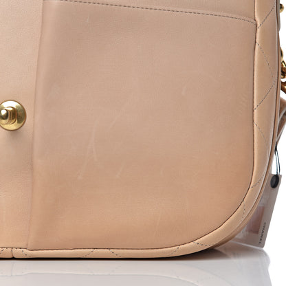 Chanel Calfskin Stitched Small Paris in Rome Messenger Beige 10 of 12