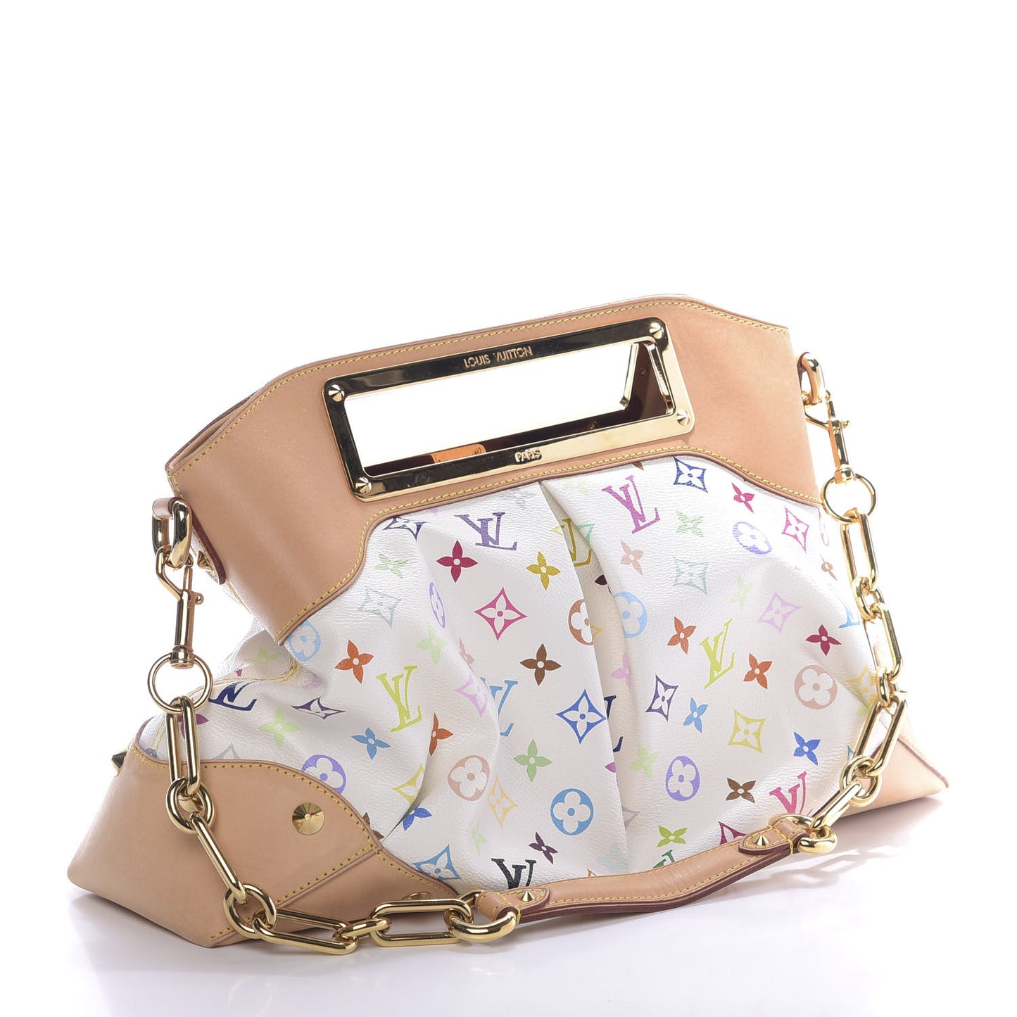 Monogram Multicolor Judy GM White
