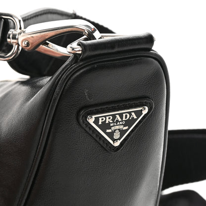 Prada Grace Lux Triangle Shoulder Bag Black 14 of 14