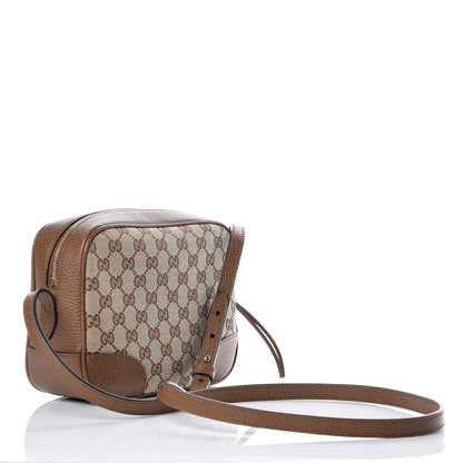 Gucci Monogram Mini Bree Messenger Bag Beige Tabacco 4 of 10