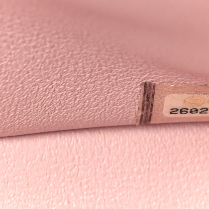 Chanel Lambskin Quilted Medium Double Flap Light Pink 7 of 13