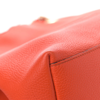 Gucci Pebbled Calfskin Medium Soho Chain Shoulder Bag Sun Orange 9 of 15