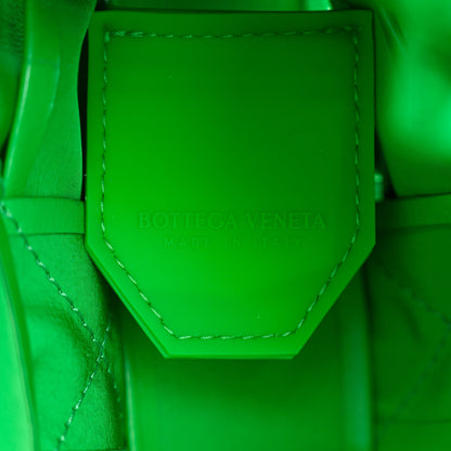Bottega Veneta Paper Calfskin Maxi Intreccio Cassette Crossbody Bag Grass 6 of 11